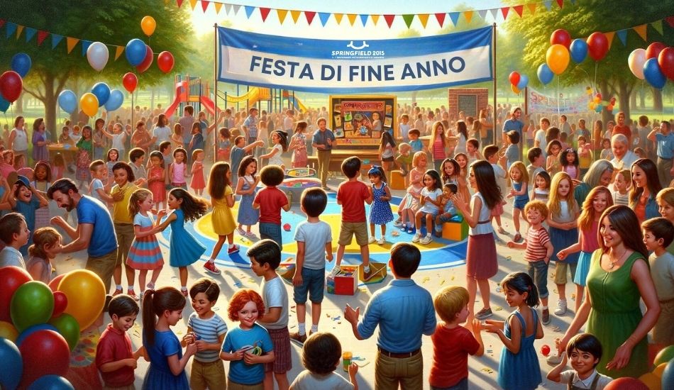 La Festa di Fine Anno Scolastico da Springfield2015 è il posto ideale per una serata all'insegna del divertimento e della spensieratezza