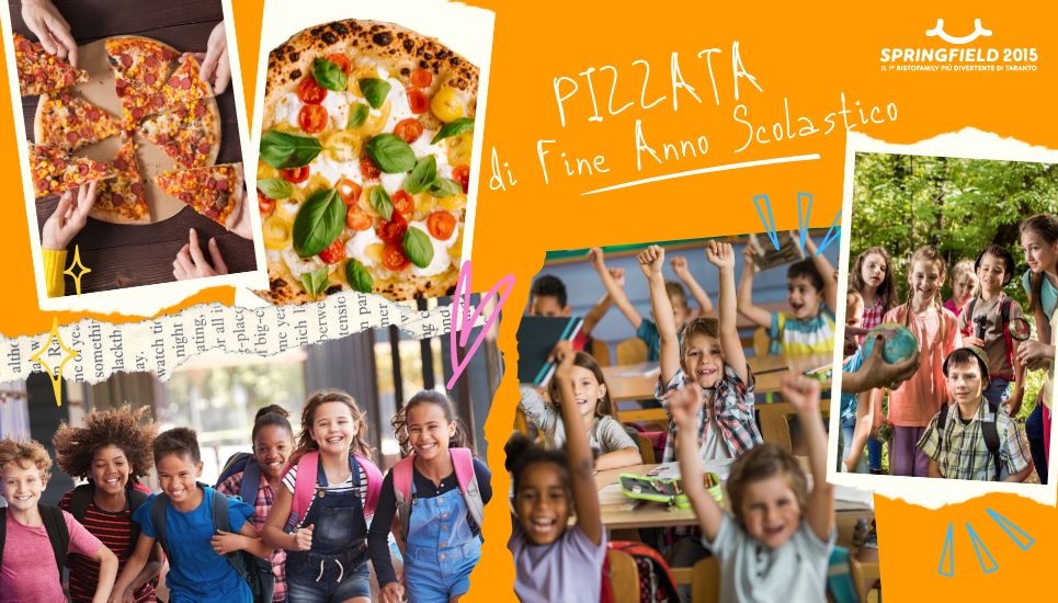 La Pizzata di Fine Anno Scolastico da Springfield2015 è il posto ideale per una serata all'insegna del divertimento e della spensieratezza