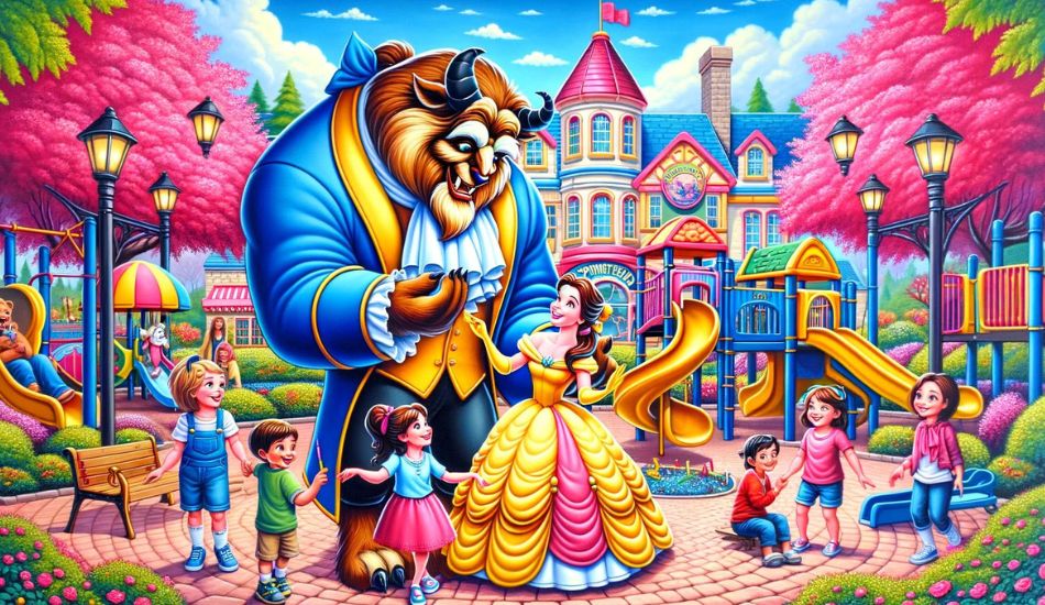 Venite a cantare e a ballare sotto le stelle con Belle, Gaston e tutti gli amati personaggi del film "La Bella e la Bestia"