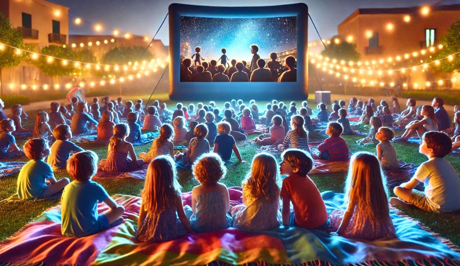 Cosa c'è di meglio di un Cinema sotto le Stelle all'interno del più divertente parco giochi di Taranto e provincia? Prenota Ora