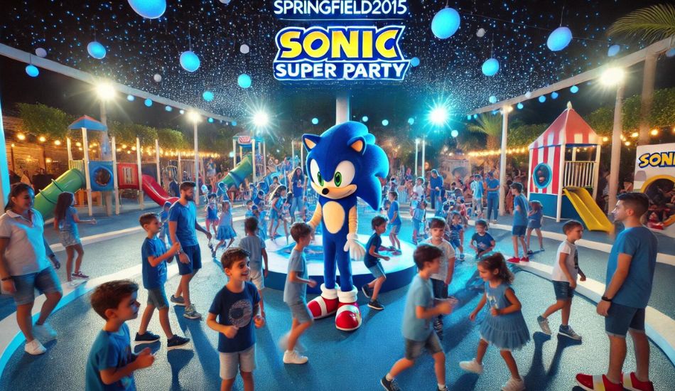 Non perdete l'opportunità di vivere una giornata di giochi e divertimento e animazione con la mascotte di Sonic!