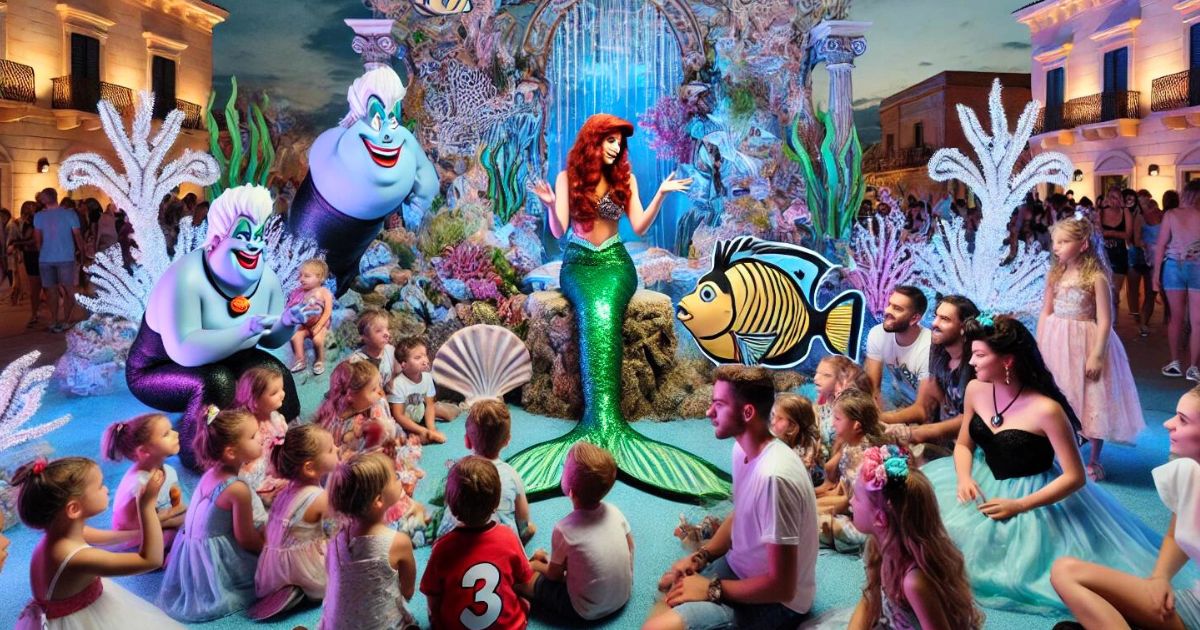 Portate tutta la famiglia per una serata magica dedicata alla celebre storia della Sirenetta, con ospiti speciali che non potrete assolutamente perdere: Ariel e Ursula