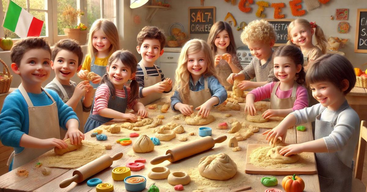 Serata piena di attività creative e divertenti per i vostri piccoli: truccabimbi, baby dance, laboratori creativi con pasta di sale e giochi