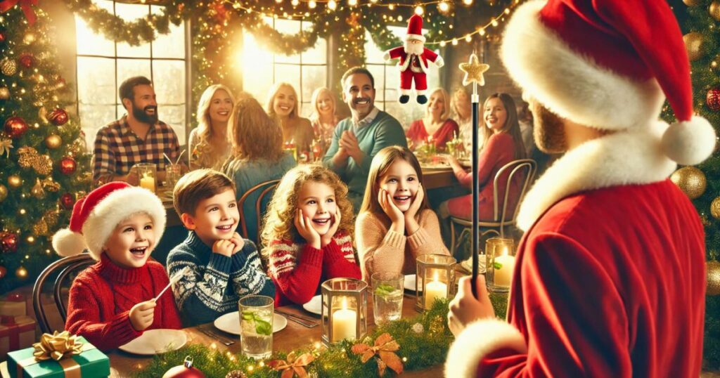 Vieni con i tuoi figli a pranzo da noi: Sabato c'è lo spettacolo di magia natalizia, animazione, pista di ghiaccio e villaggio di Natale