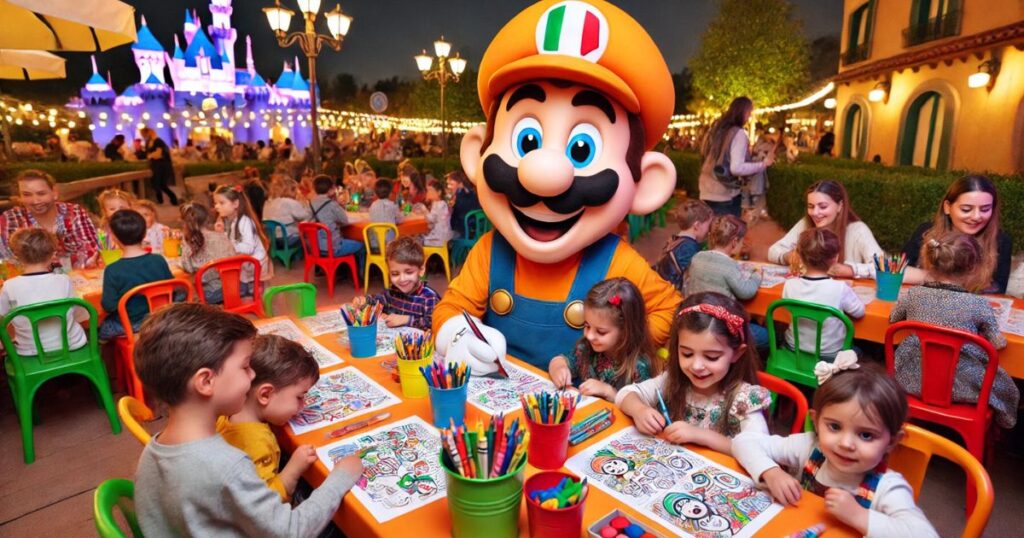 Sabato vieni a vivere un’esperienza unica con giochi, balli e tanta creatività insieme al mitico Super Mario