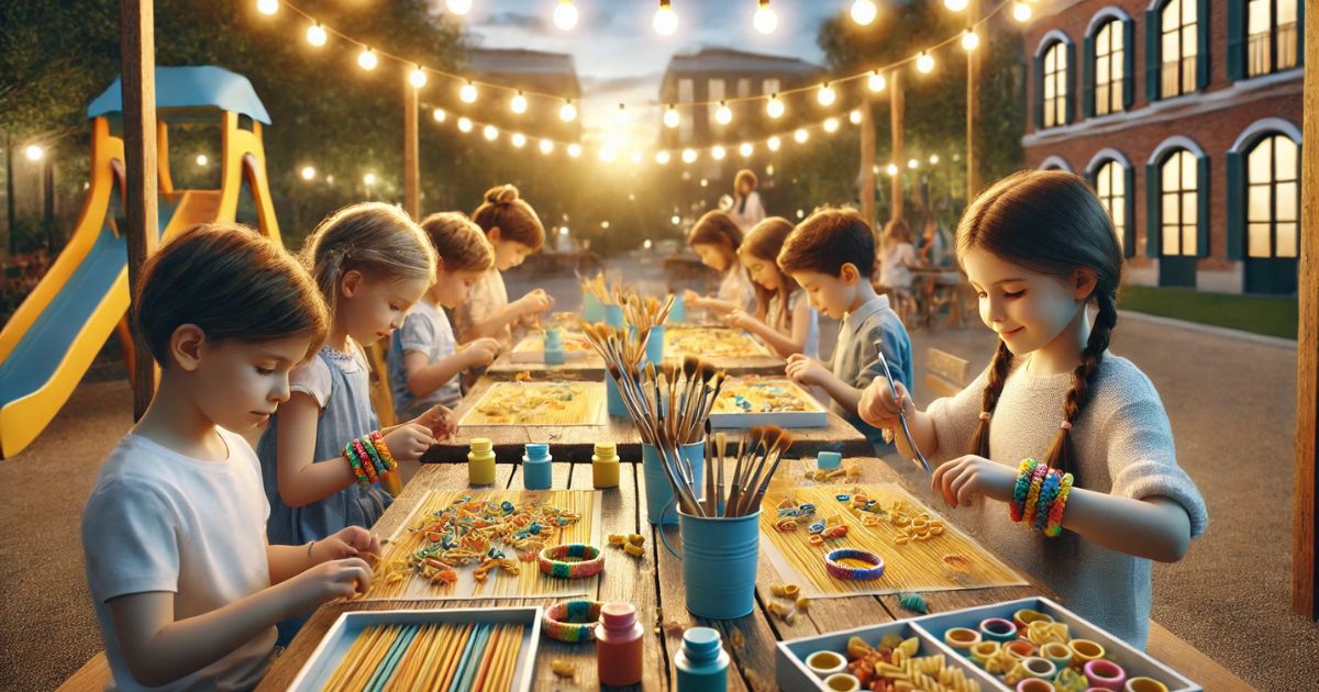 Una serata unica con giochi, balli e attività creative come il Laboratorio di Gioielli di Pasta che faranno felici grandi e piccini